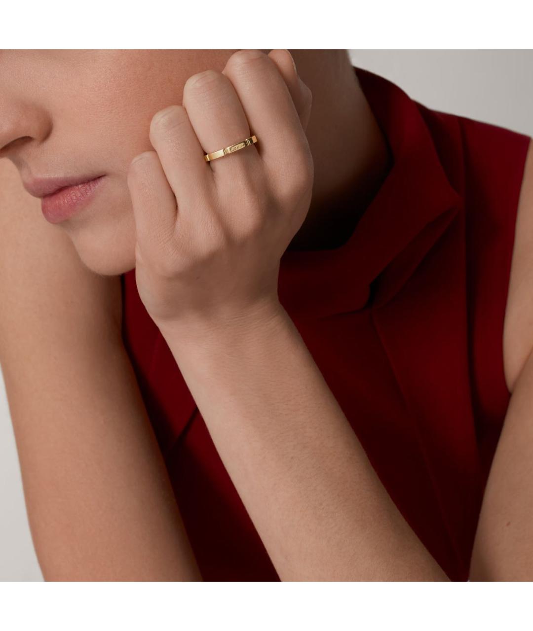 CARTIER Серебряное кольцо из желтого золота, фото 3
