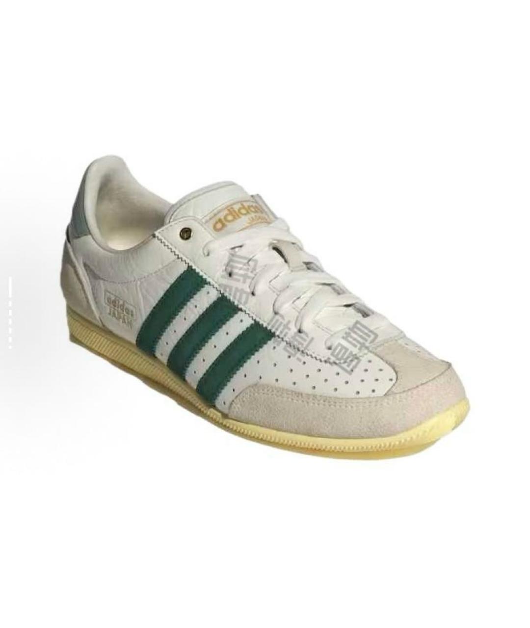 ADIDAS Бежевые кожаные кроссовки, фото 3