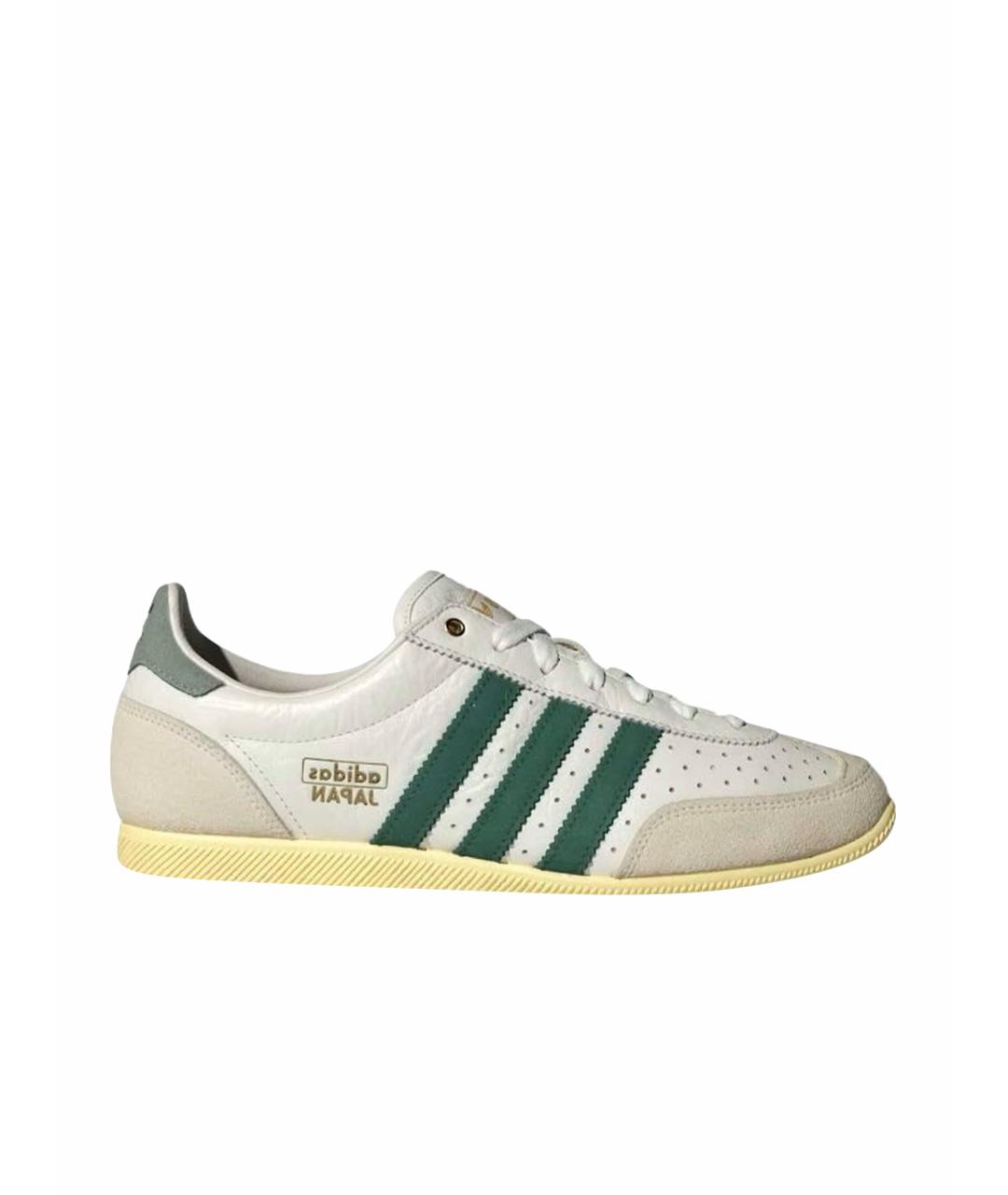 ADIDAS Бежевые кожаные кроссовки, фото 1