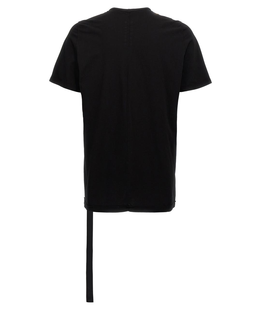 RICK OWENS DRKSHDW Черная хлопковая футболка, фото 2