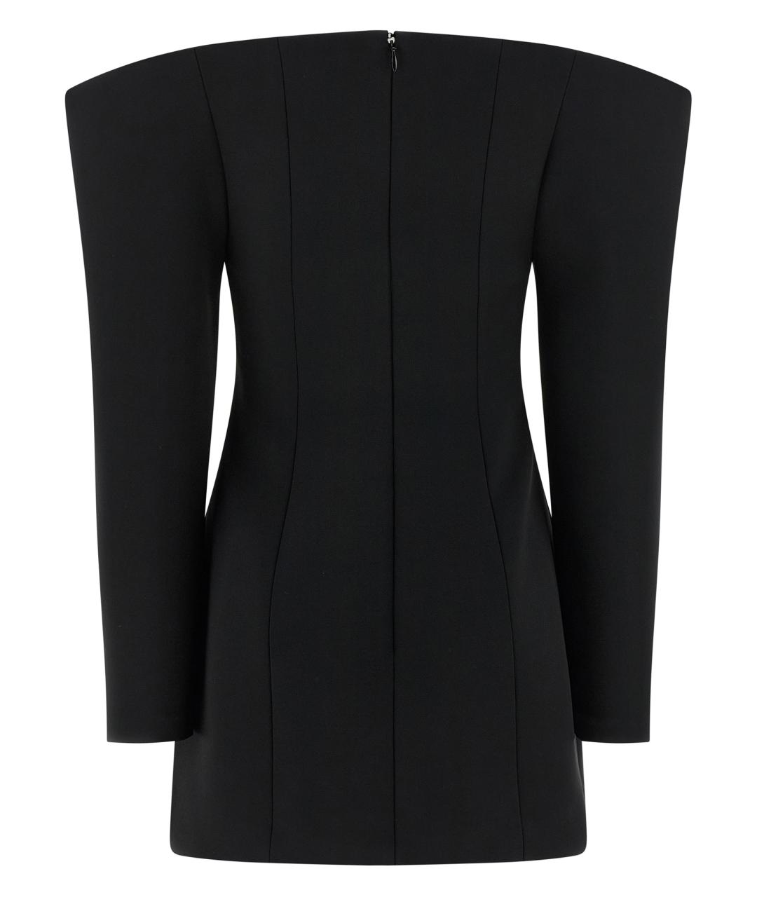 STELLA MCCARTNEY Черное ацетатное коктейльное платье, фото 2