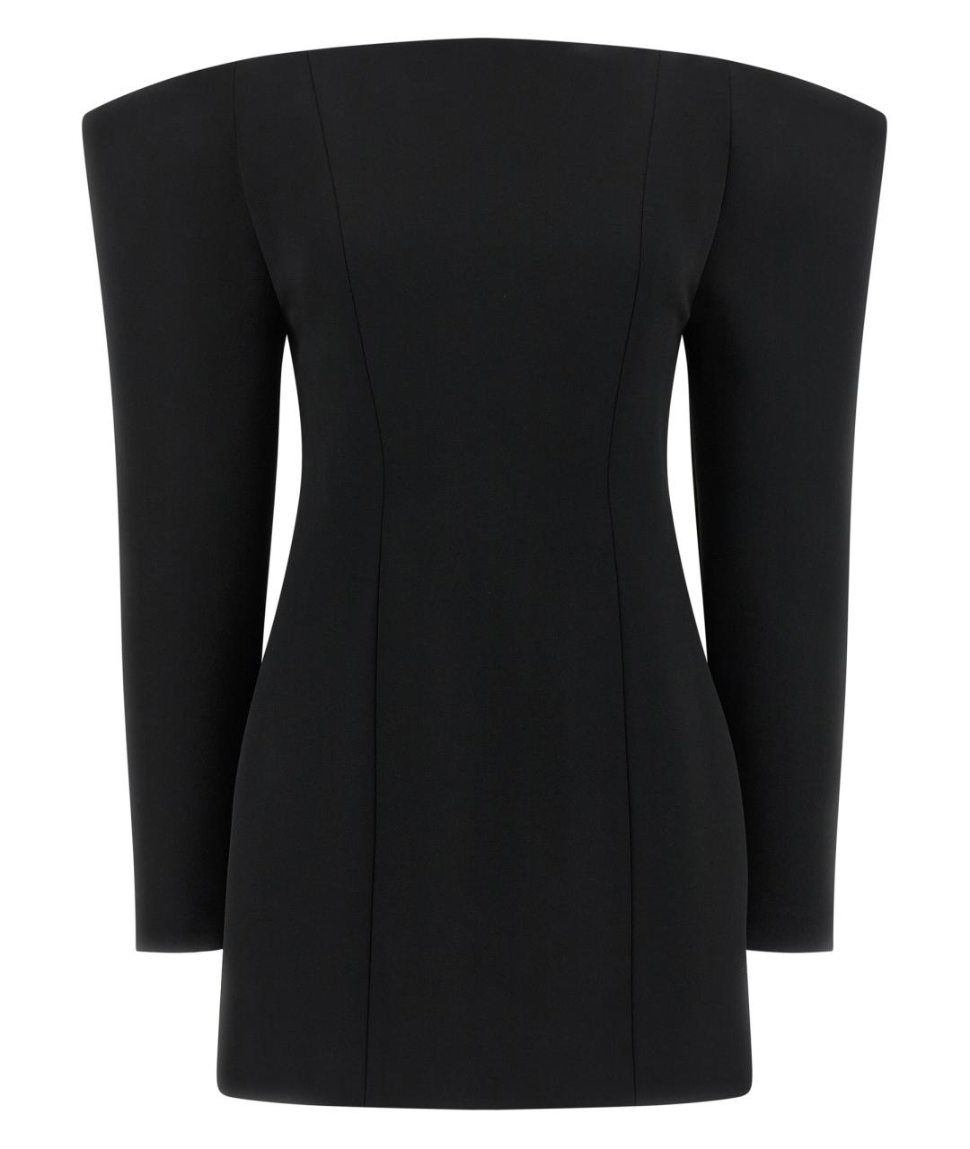 STELLA MCCARTNEY Черное ацетатное коктейльное платье, фото 1