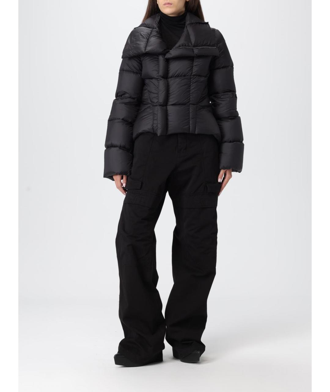 RICK OWENS Черный синтетический пуховик, фото 5