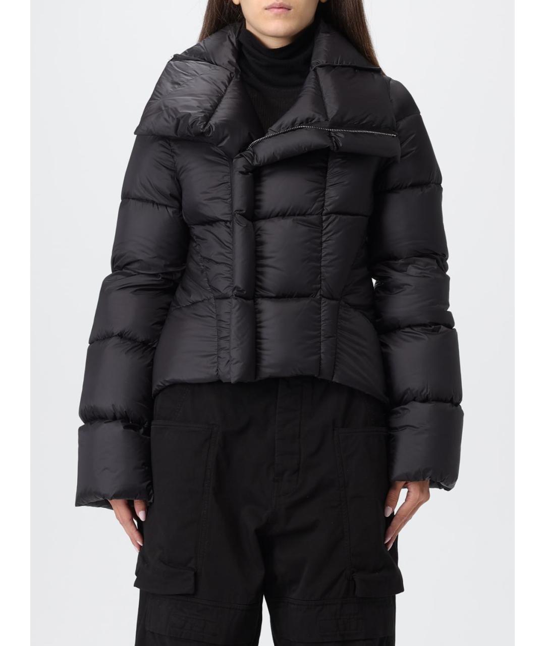 RICK OWENS Черный синтетический пуховик, фото 9