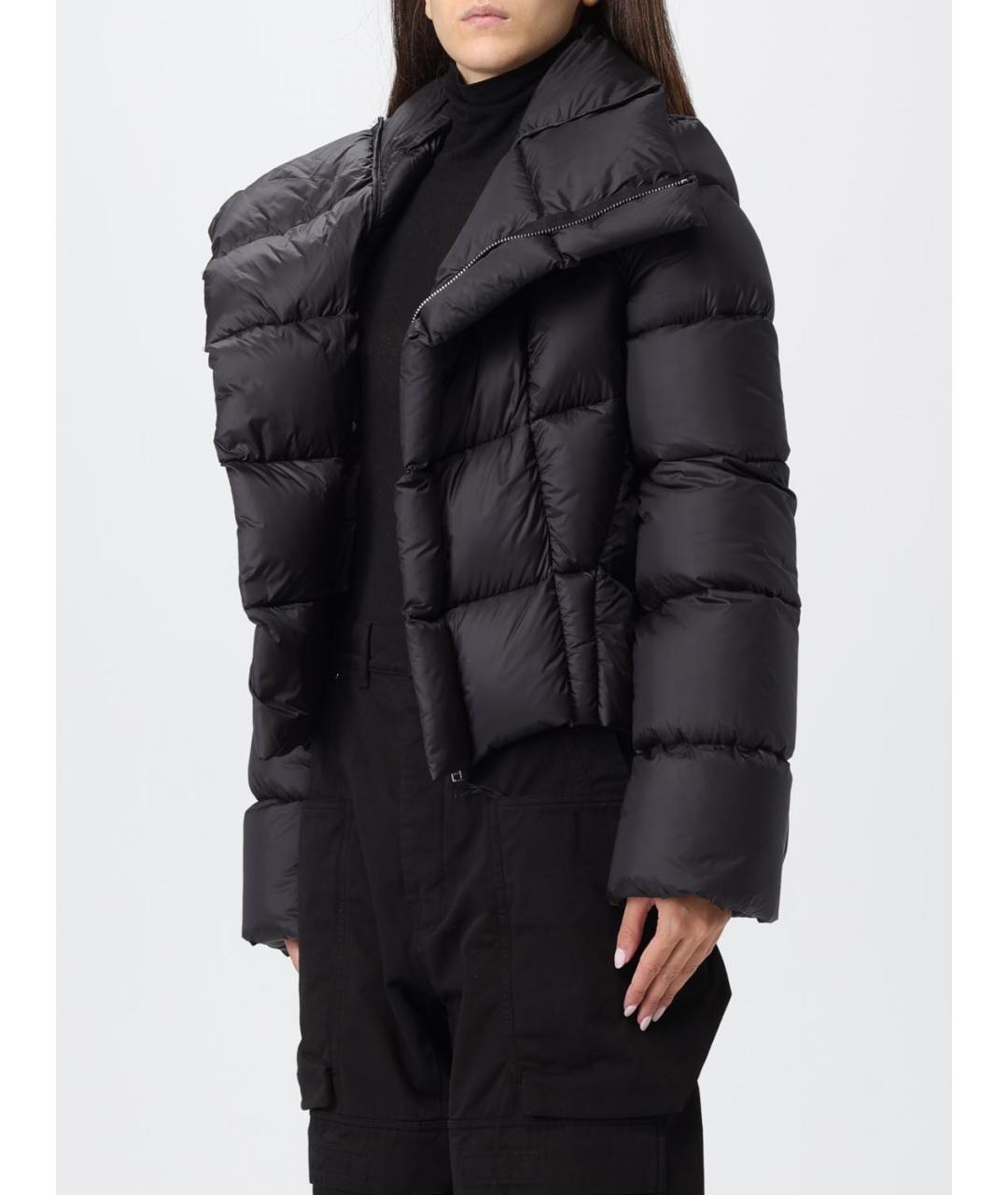 RICK OWENS Черный синтетический пуховик, фото 7