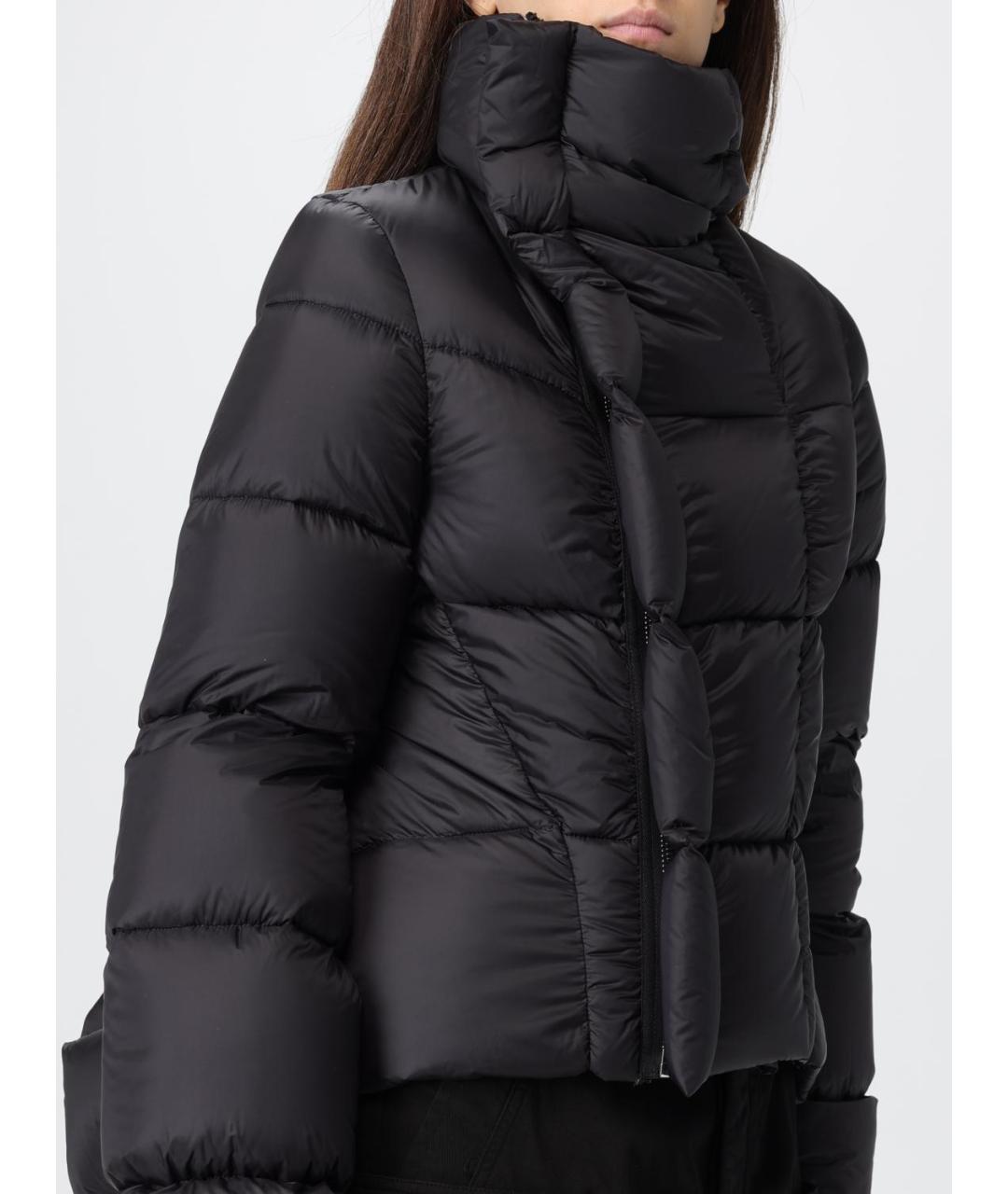 RICK OWENS Черный синтетический пуховик, фото 6