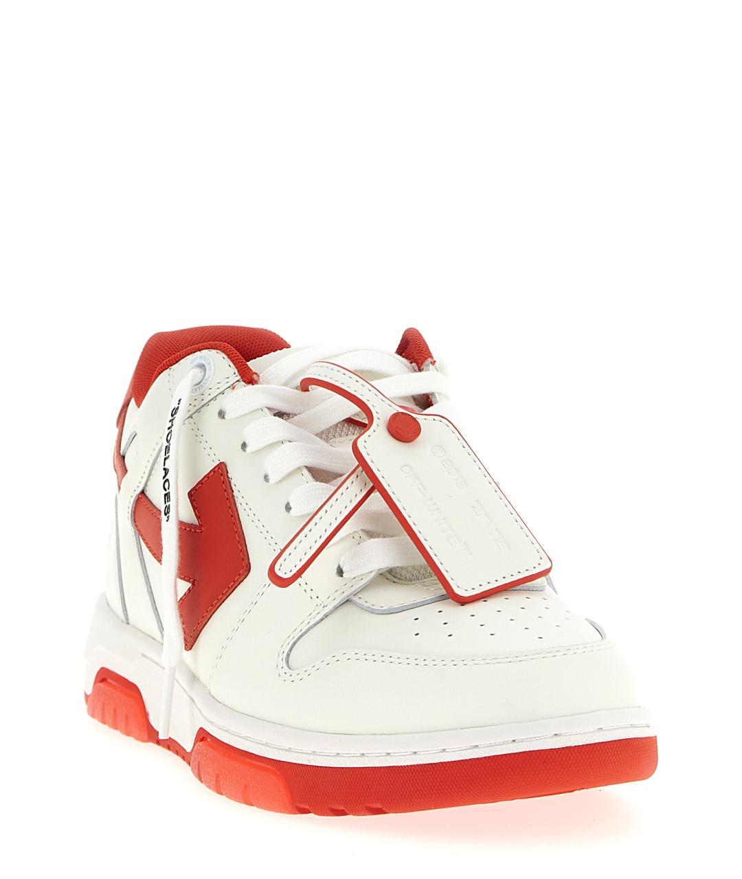 OFF-WHITE Белые низкие кроссовки / кеды, фото 3
