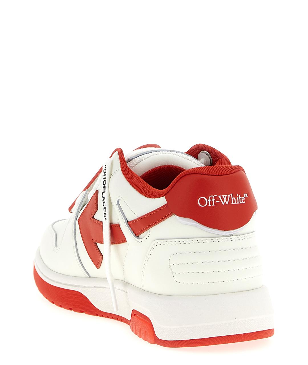 OFF-WHITE Белые низкие кроссовки / кеды, фото 4