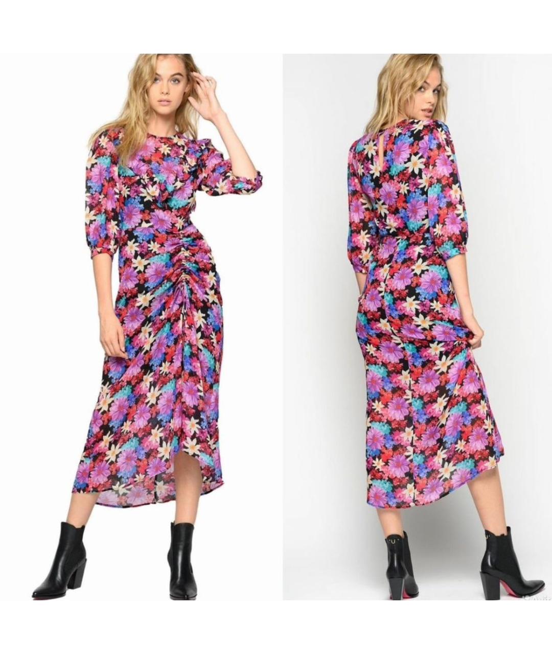 PINKO Мульти вискозное повседневное платье, фото 3