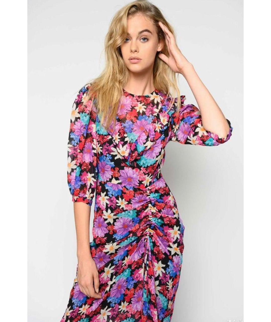 PINKO Мульти вискозное повседневное платье, фото 4
