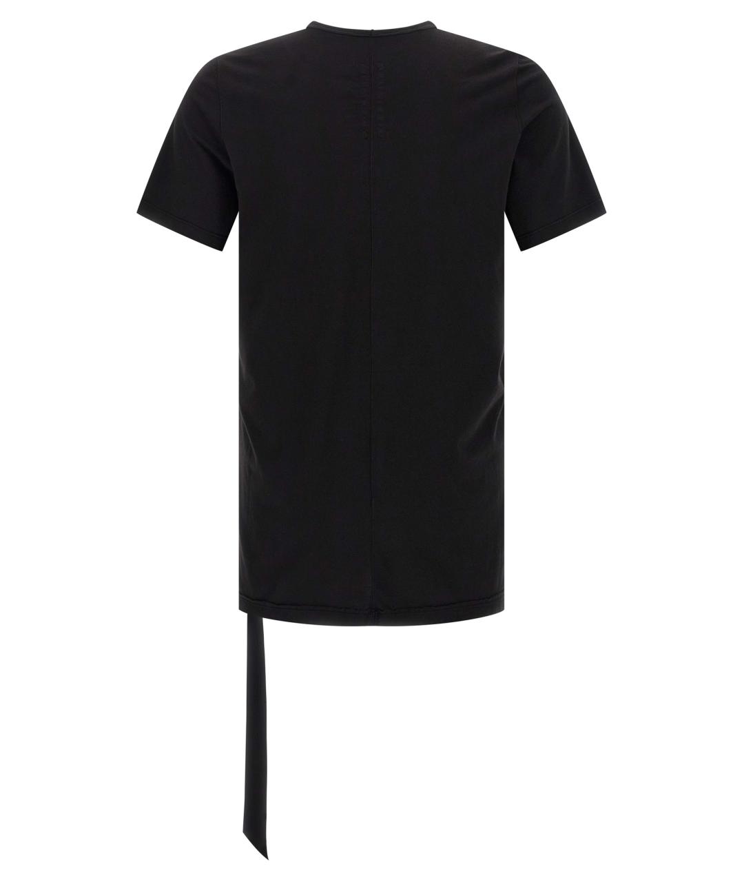 RICK OWENS DRKSHDW Черная хлопковая футболка, фото 2