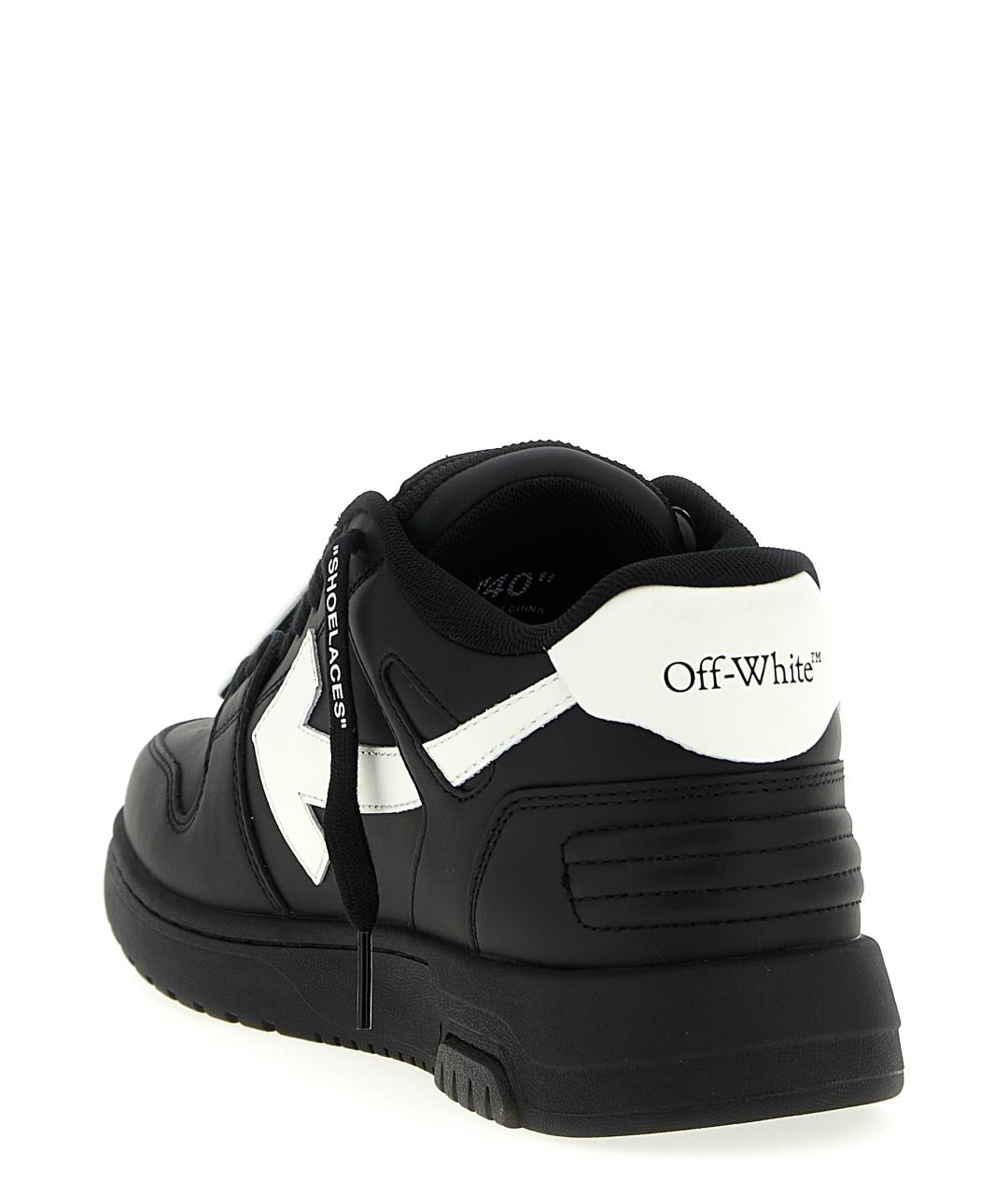 OFF-WHITE Черные низкие кроссовки / кеды, фото 4