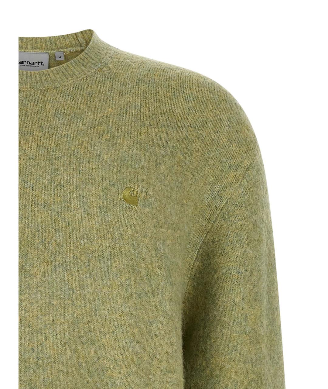CARHARTT WIP Салатовый ацетатный джемпер / свитер, фото 3