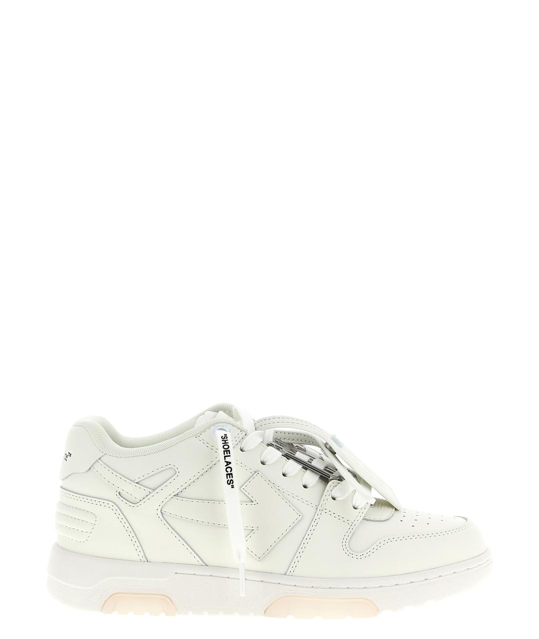 OFF-WHITE Белые низкие кроссовки / кеды, фото 1