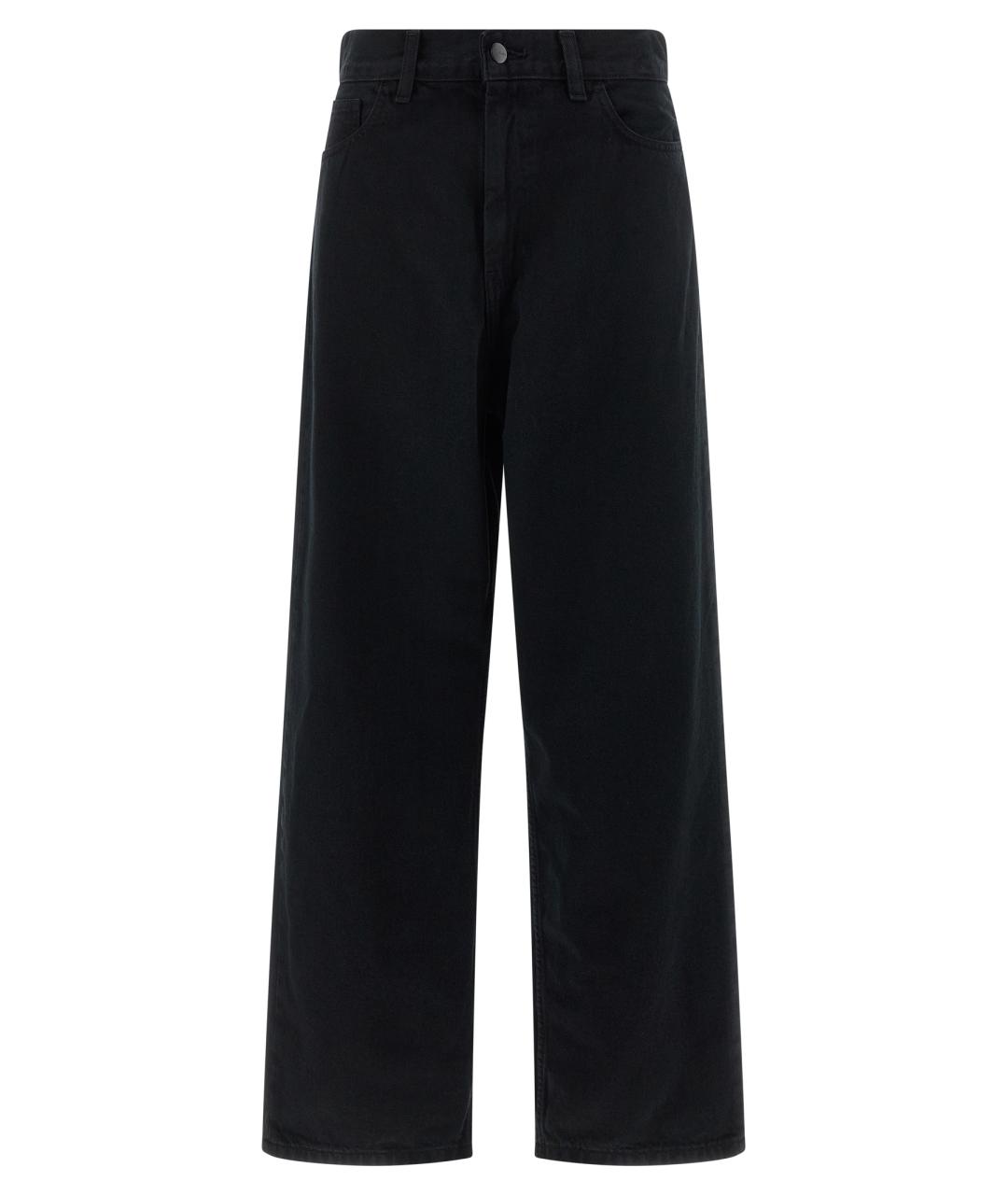 CARHARTT WIP Синие хлопковые прямые брюки, фото 1
