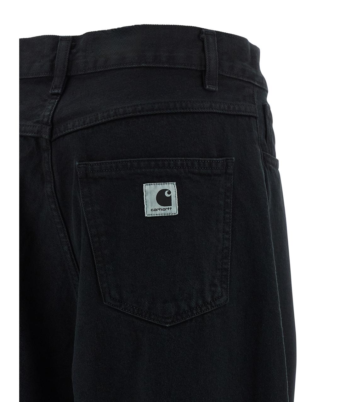 CARHARTT WIP Синие хлопковые прямые брюки, фото 4