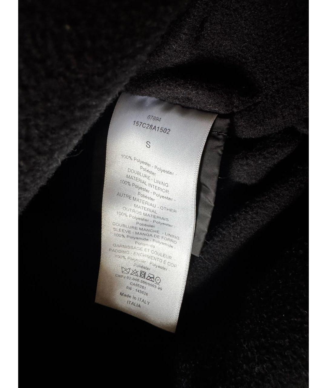 CHRISTIAN DIOR Черная полиэстеровая куртка, фото 5