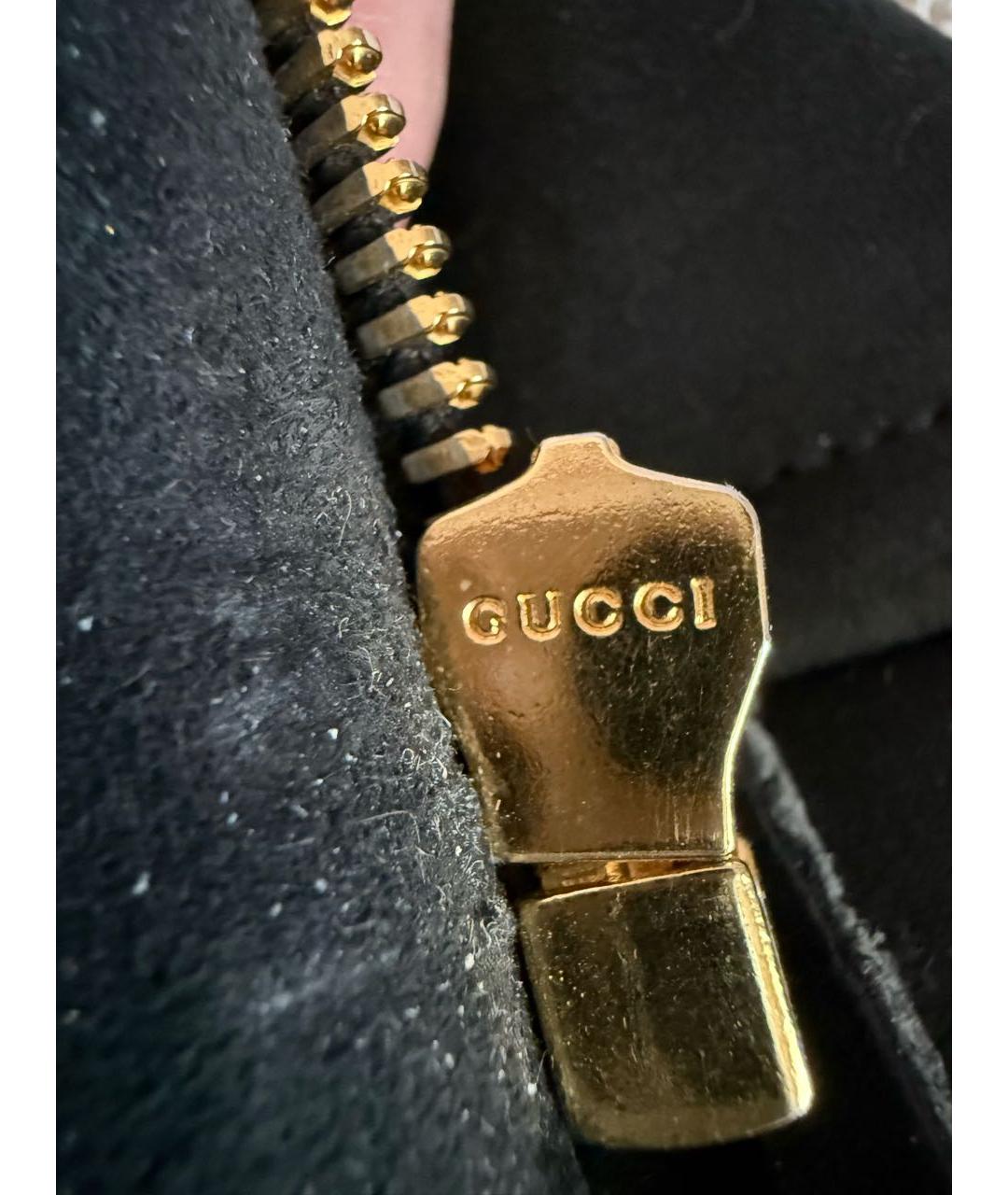 GUCCI Черная меховая дубленка, фото 4