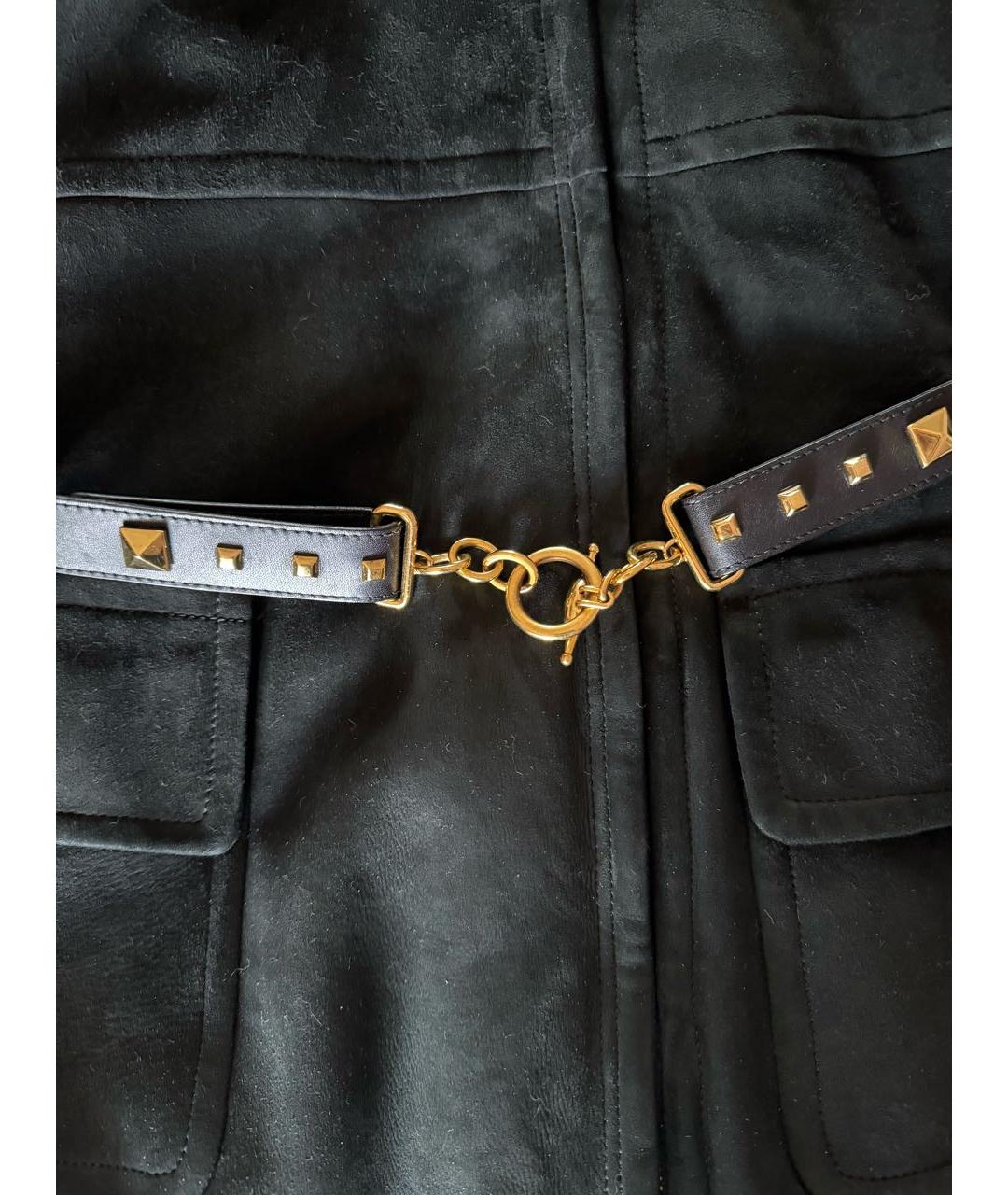 GUCCI Черная меховая дубленка, фото 5