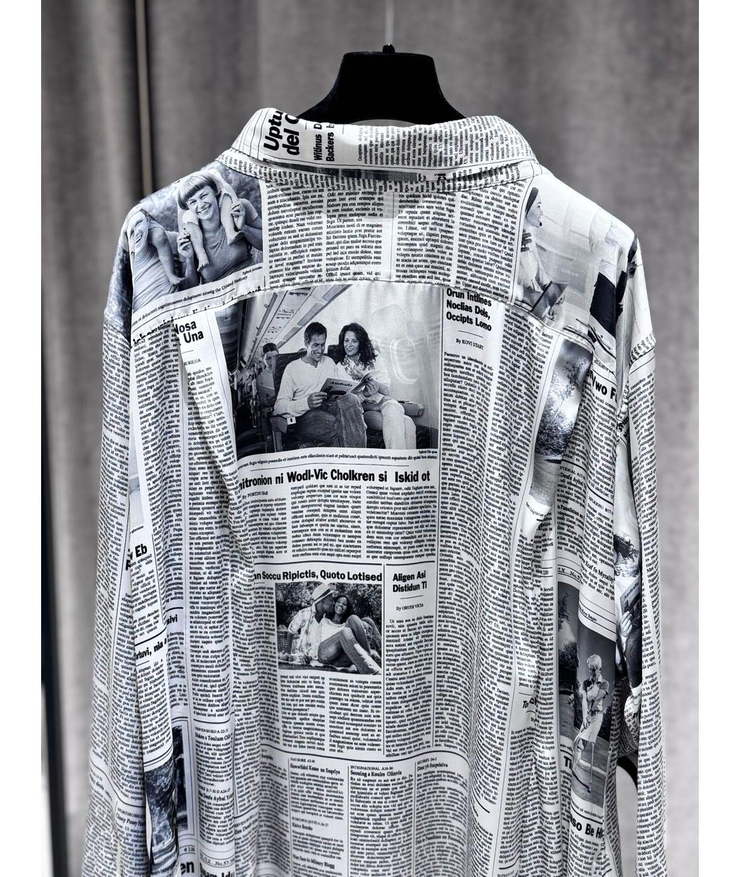 BALENCIAGA Мульти полиэстеровое платье, фото 5