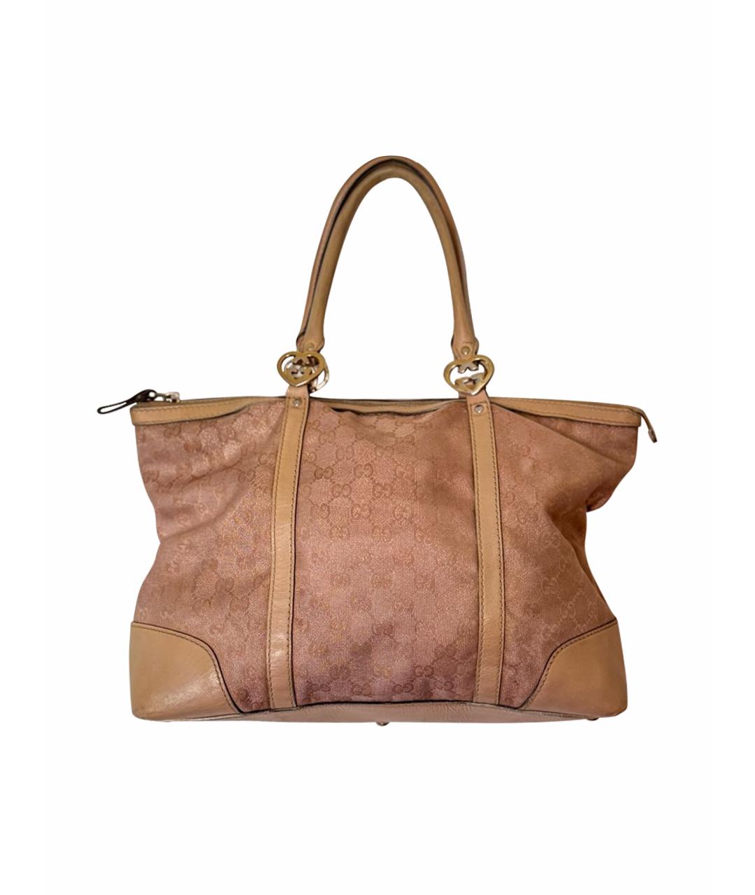 GUCCI Розовая сумка с короткими ручками, фото 1