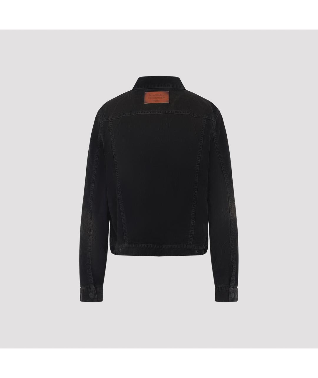 ACNE STUDIOS Черное хлопковое пальто, фото 2