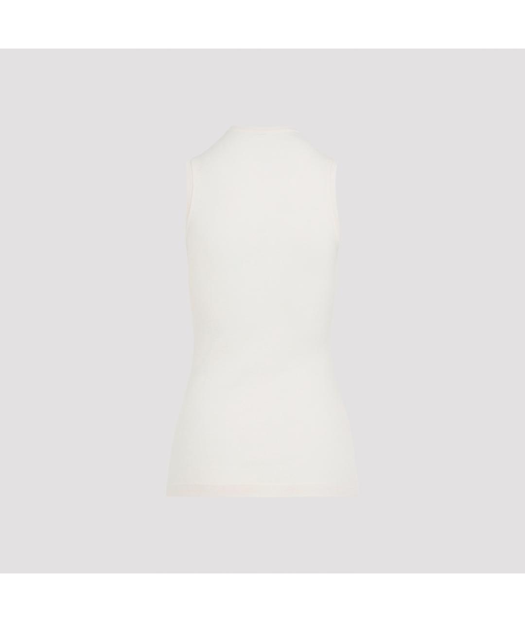 JIL SANDER Антрацитовая шерстяная футболка, фото 7