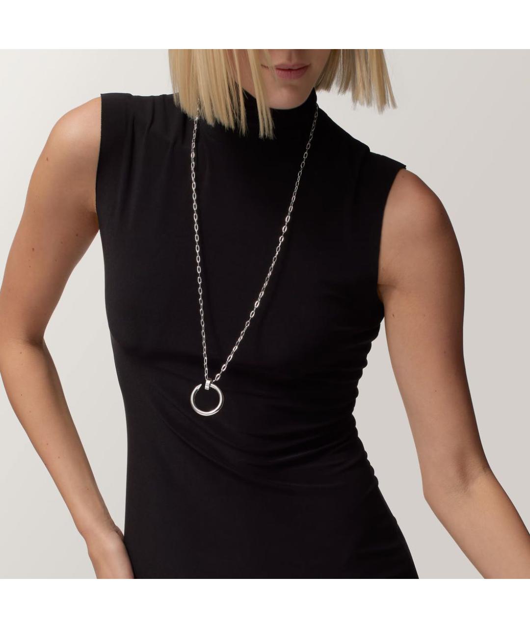 CARTIER Белая подвеска из белого золота, фото 3