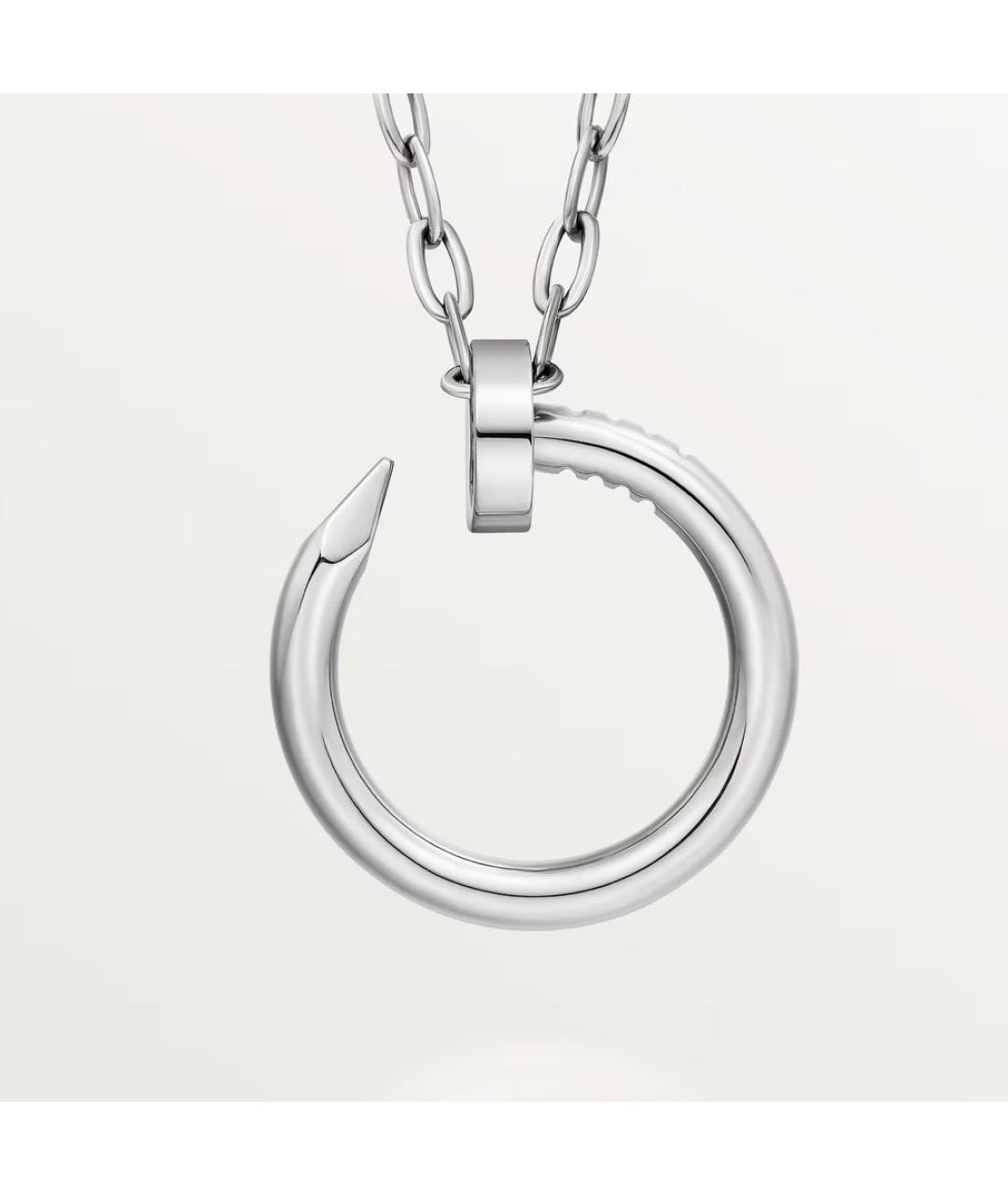 CARTIER Белая подвеска из белого золота, фото 7