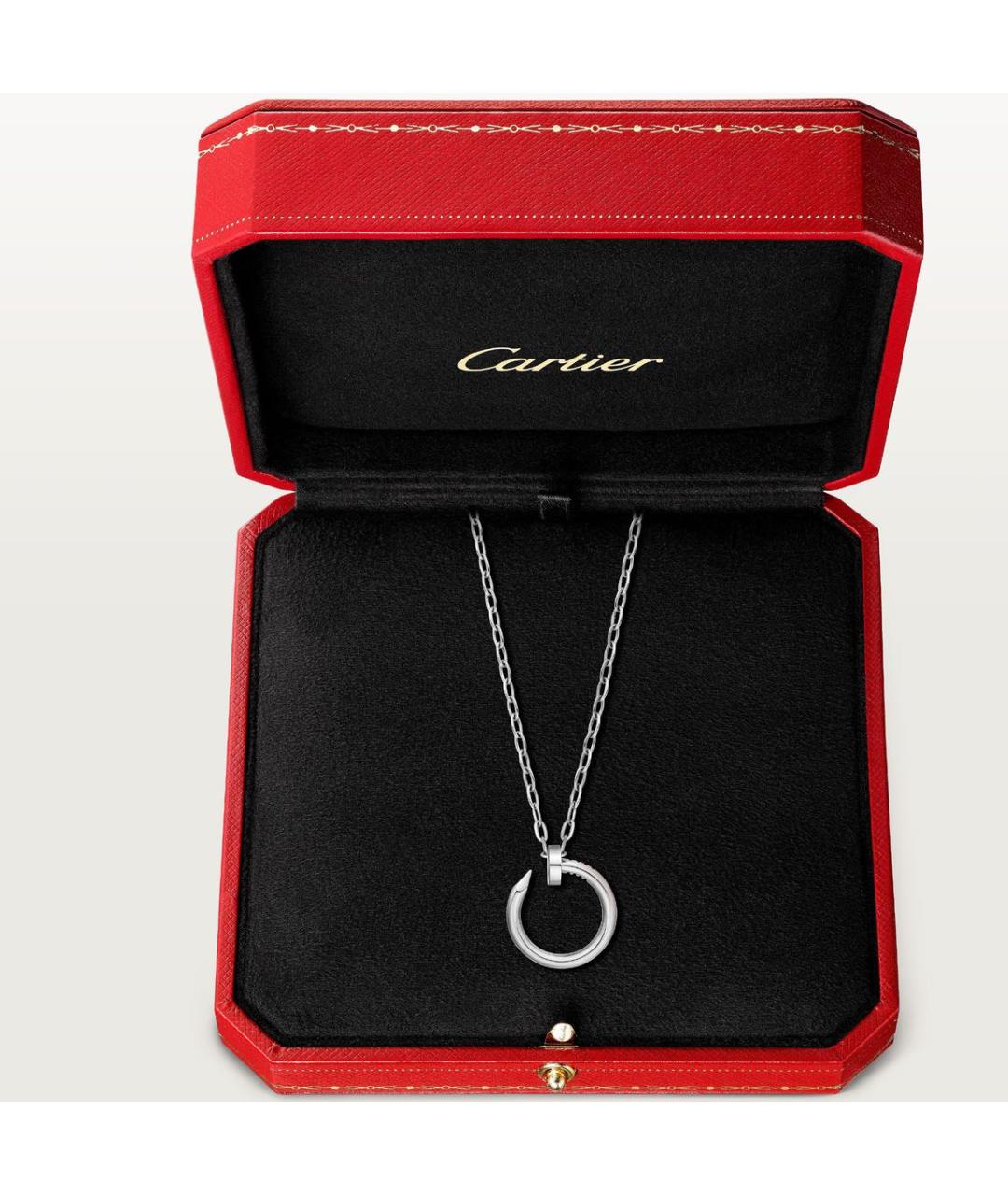 CARTIER Белая подвеска из белого золота, фото 8