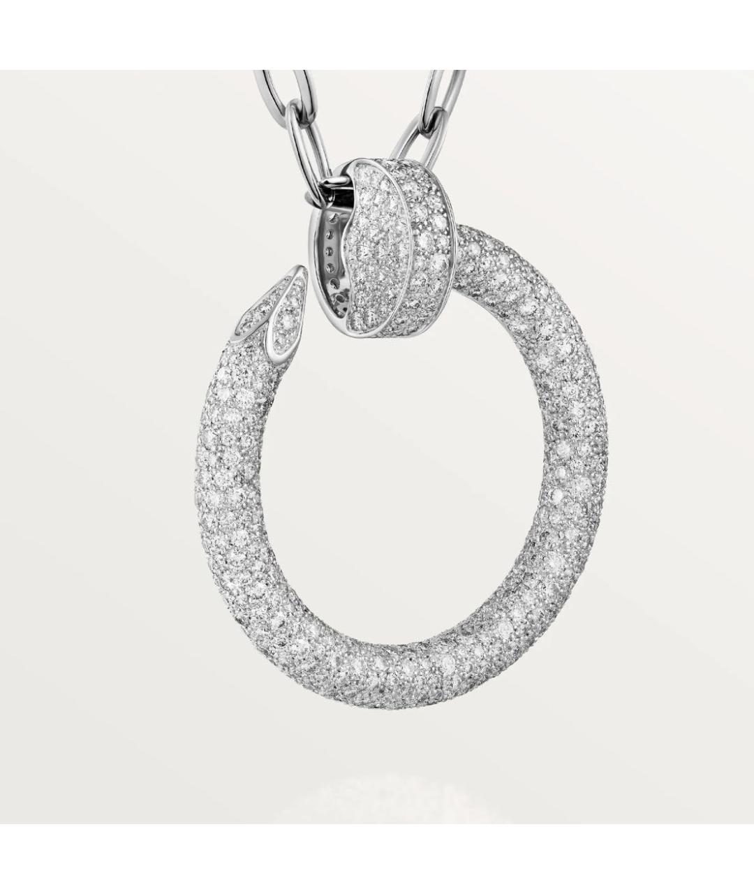 CARTIER Белая подвеска из белого золота, фото 2