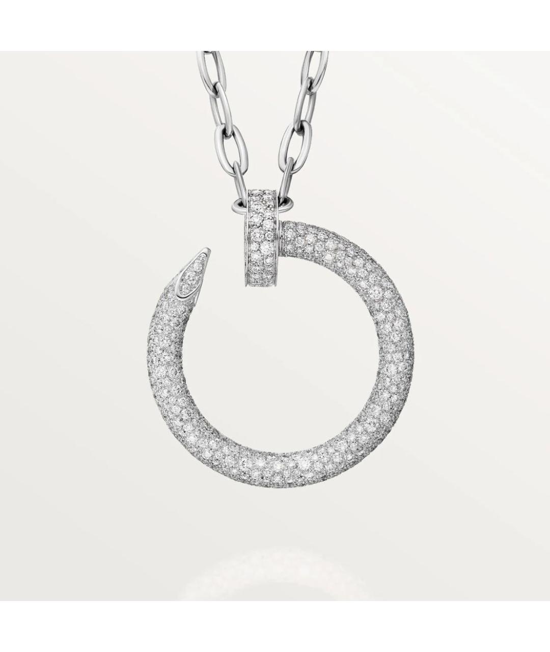 CARTIER Белая подвеска из белого золота, фото 6