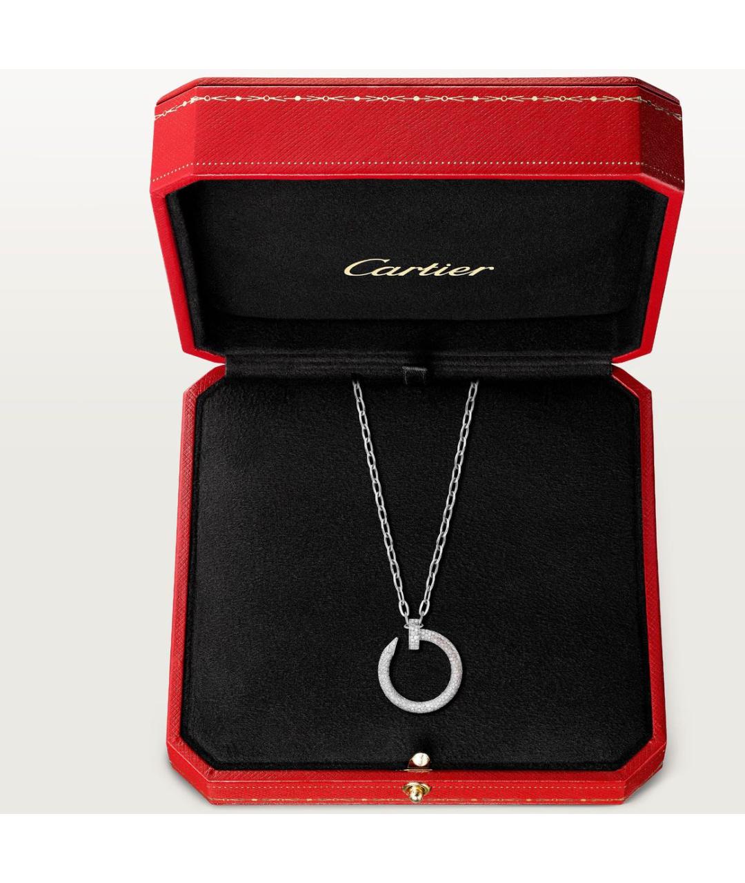 CARTIER Белая подвеска из белого золота, фото 7