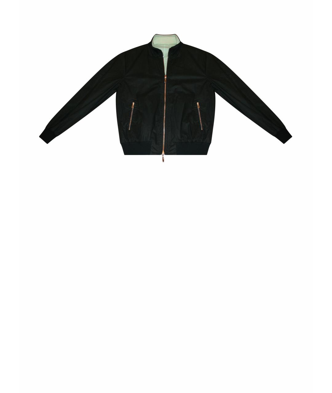 ERMENEGILDO ZEGNA XXX Черная хлопковая куртка, фото 1