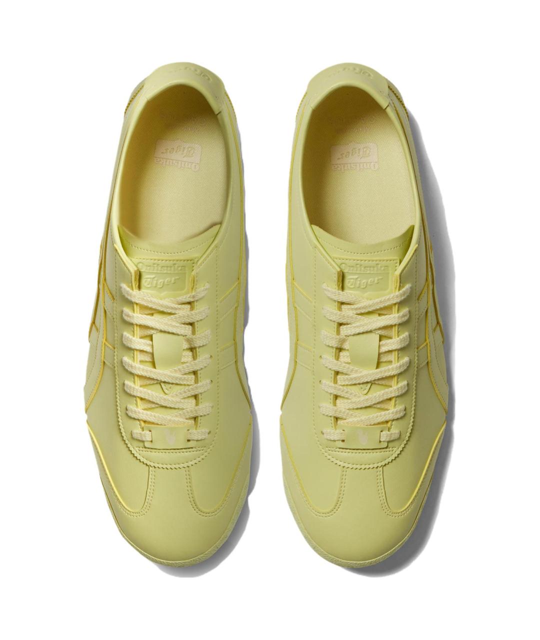 ONITSUKA TIGER Зеленые кожаные кеды, фото 4