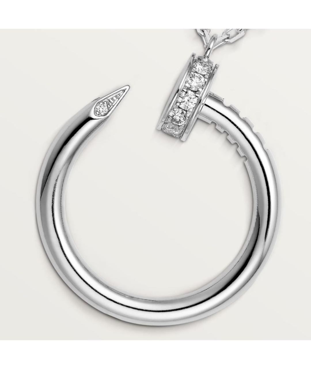 CARTIER Белая подвеска из белого золота, фото 3