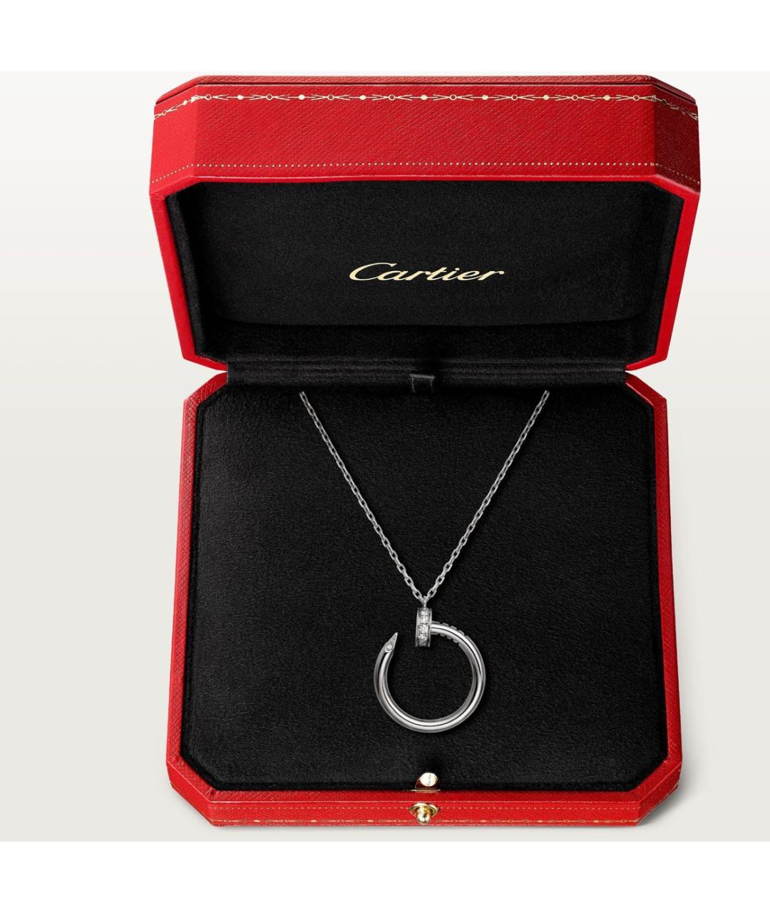 CARTIER Белая подвеска из белого золота, фото 7