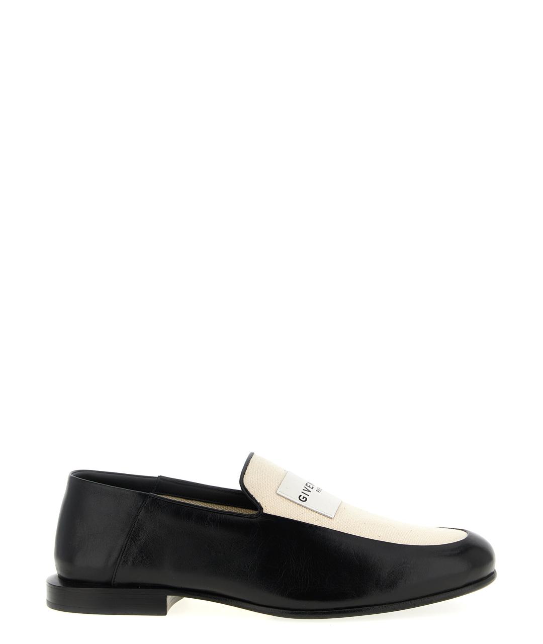 GIVENCHY Черные кожаные лоферы, фото 1