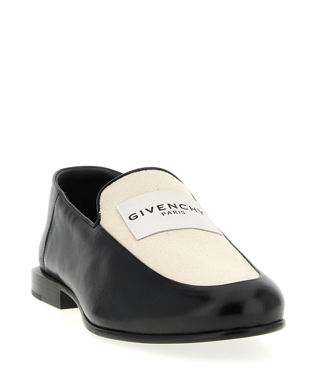 GIVENCHY Черные кожаные лоферы, фото 2