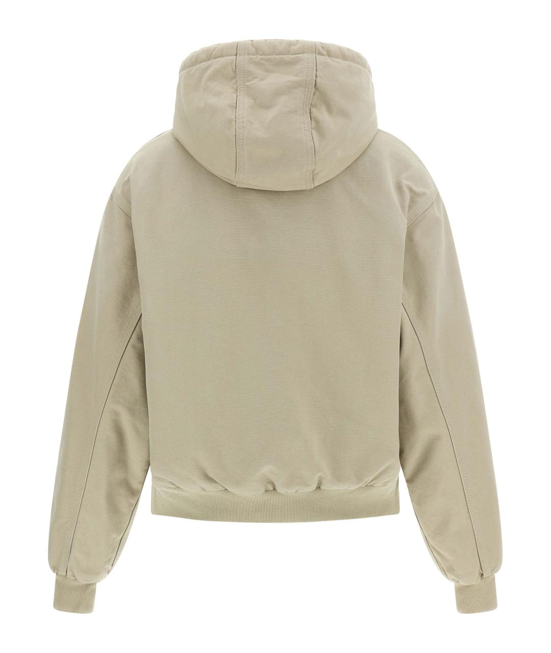 CARHARTT WIP Бежевая хлопковая куртка, фото 2