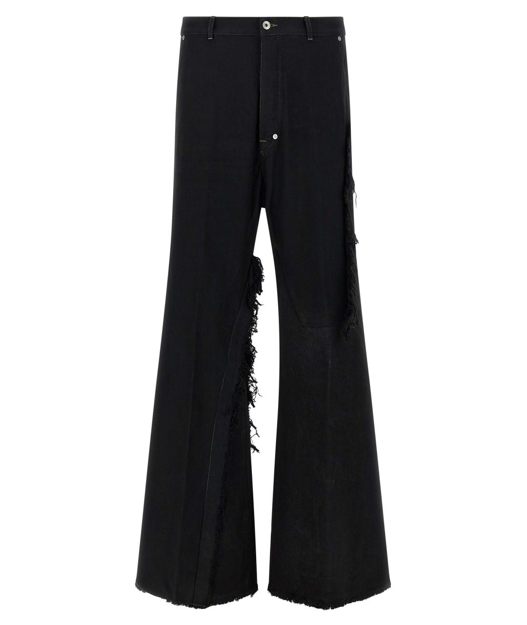 RICK OWENS Черные повседневные брюки, фото 1