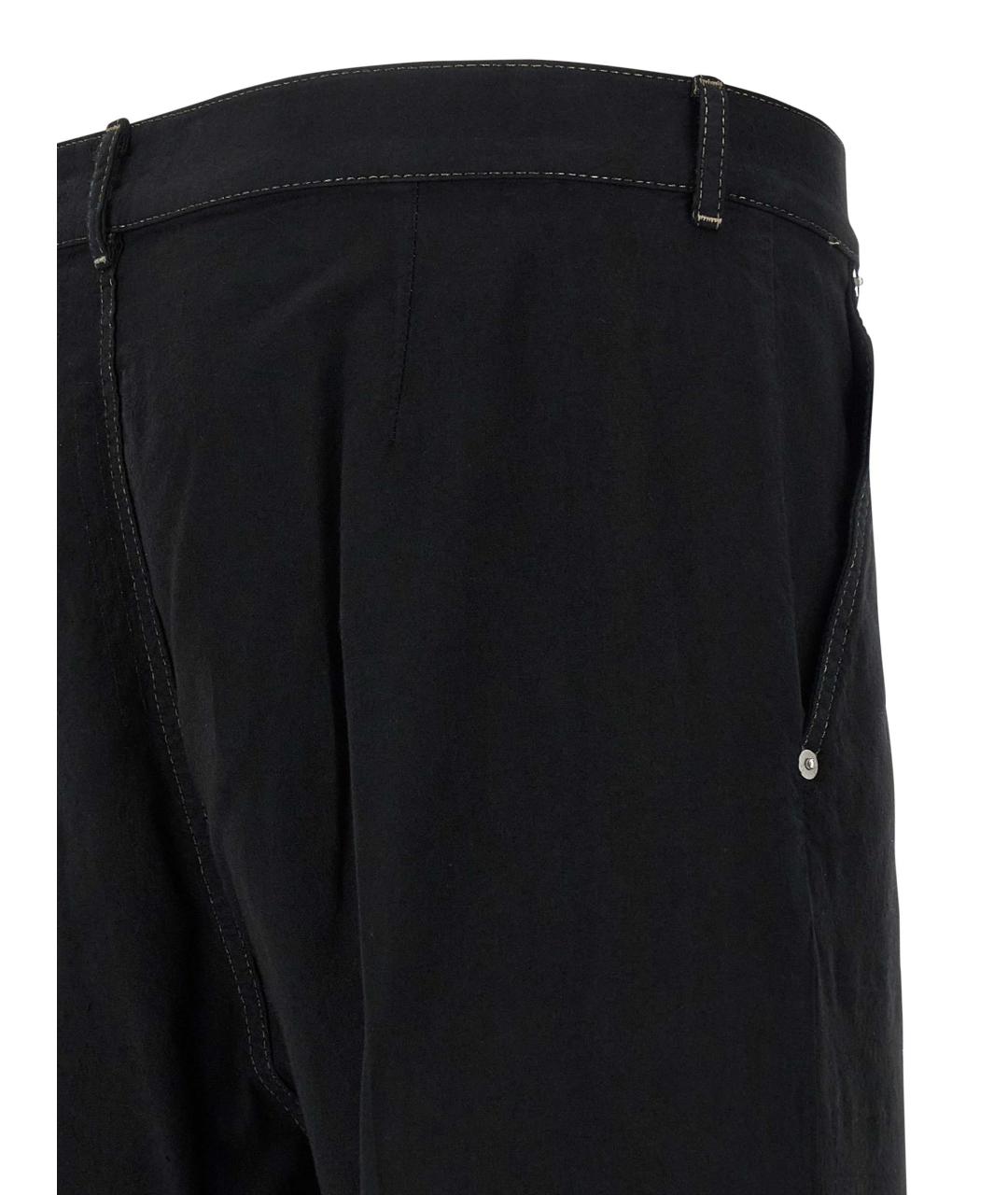 RICK OWENS Черные повседневные брюки, фото 4