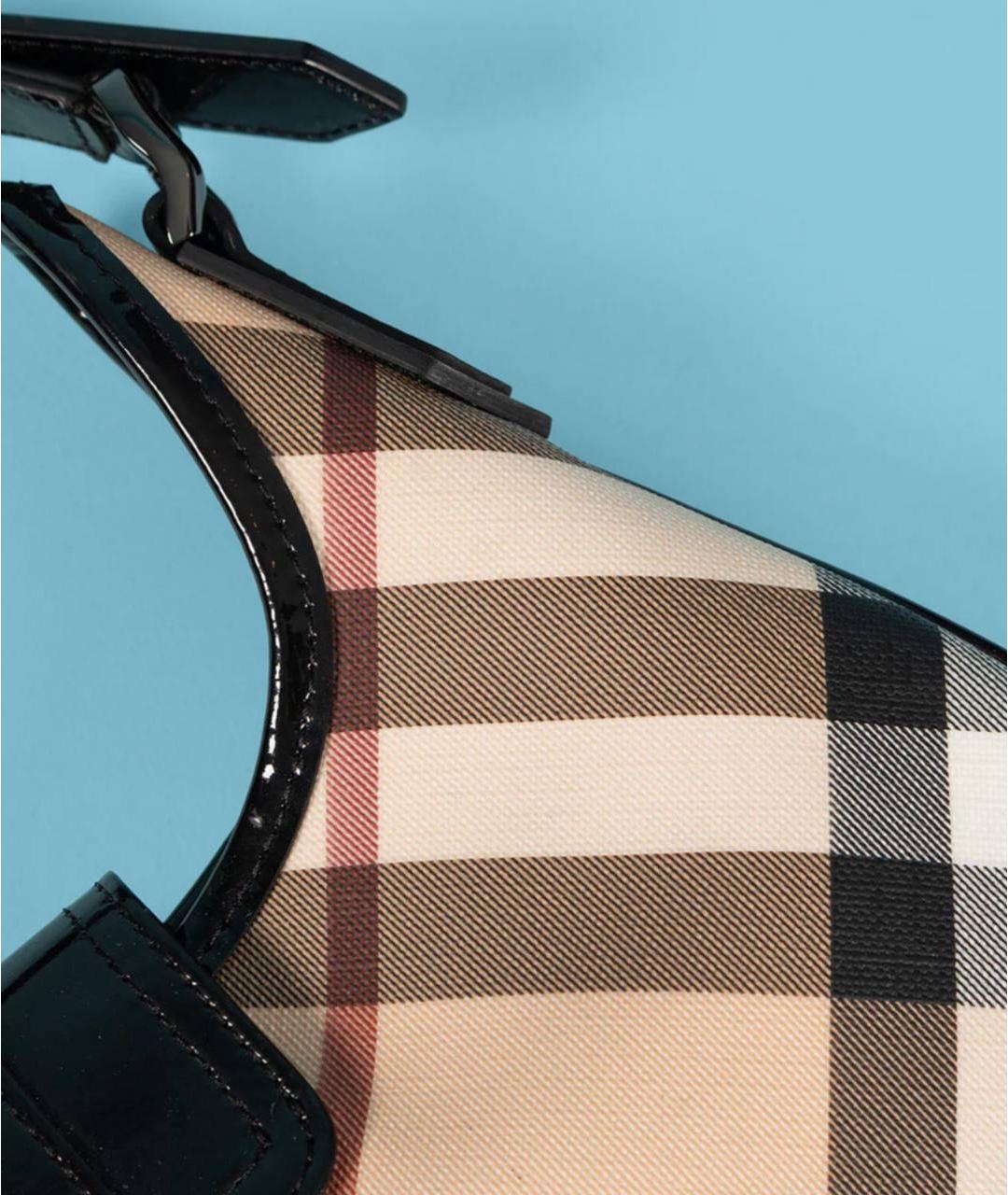 BURBERRY Бежевая сумка с короткими ручками, фото 4