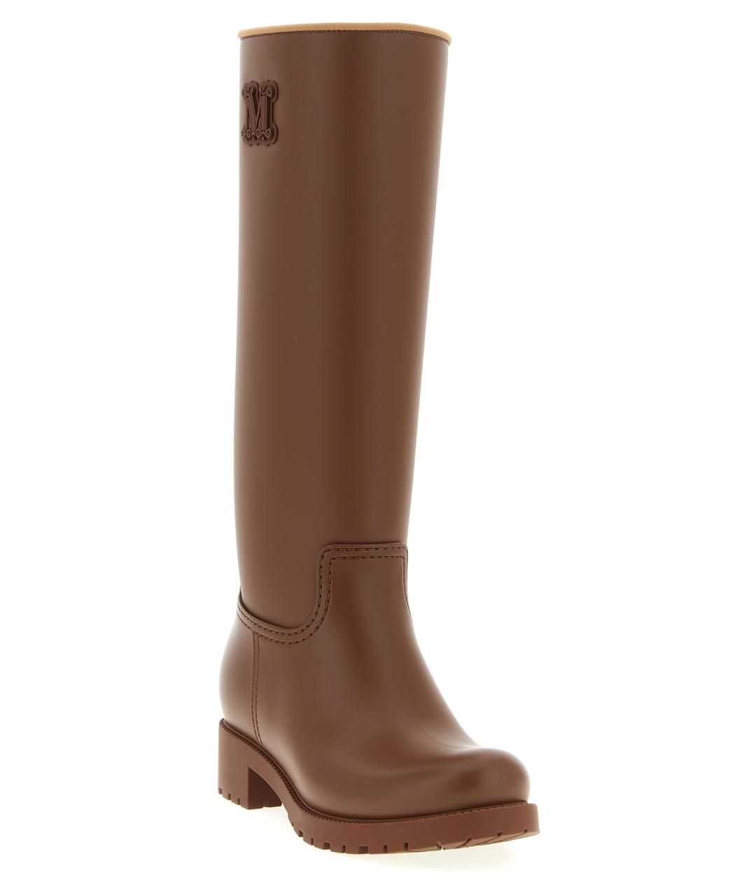 MAX MARA Коричневые сапоги, фото 2