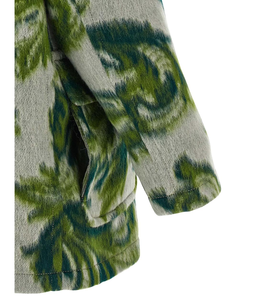 ETRO Зеленые шерстяное пальто, фото 4