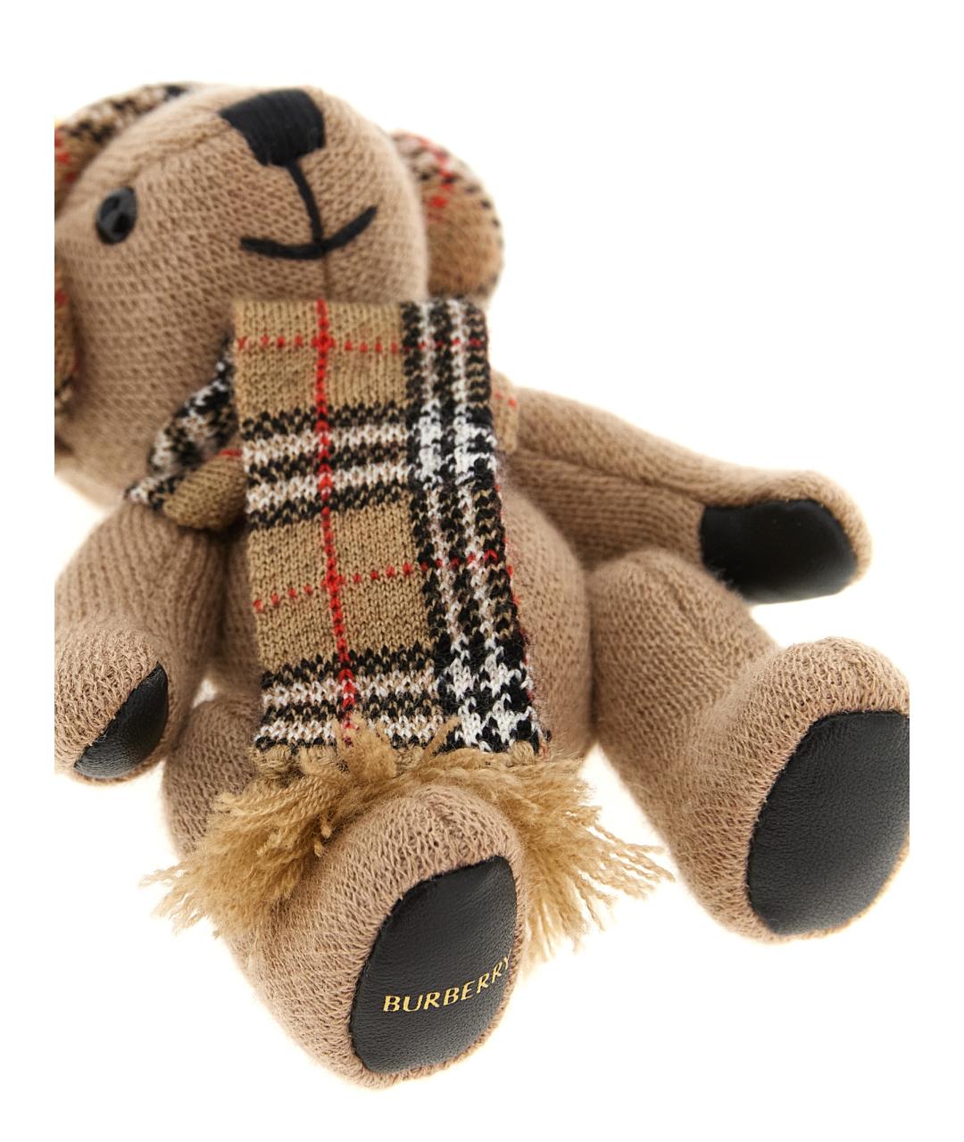 BURBERRY Бежевый брелок, фото 3