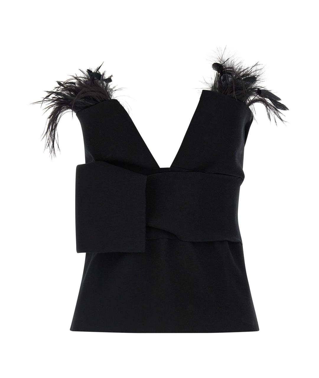 ALBERTA FERRETTI Черная майка, фото 1