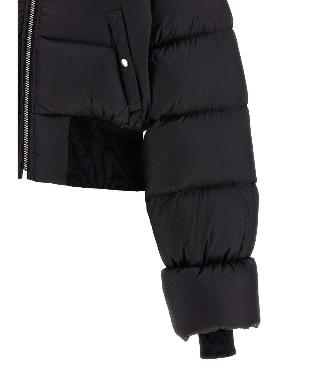 RICK OWENS Черный синтетический пуховик, фото 4