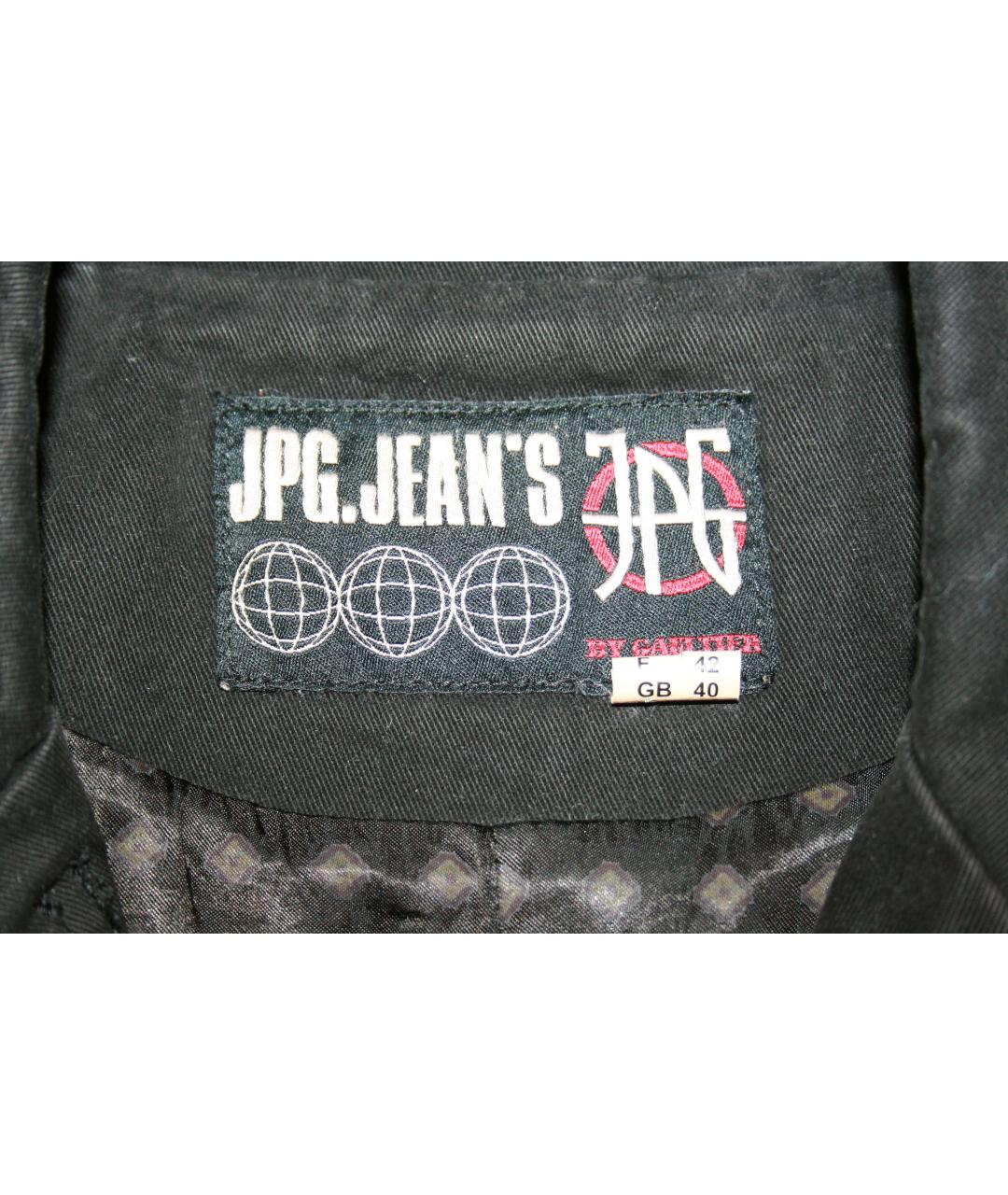 JEAN PAUL GAULTIER Черная хлопковая куртка, фото 3
