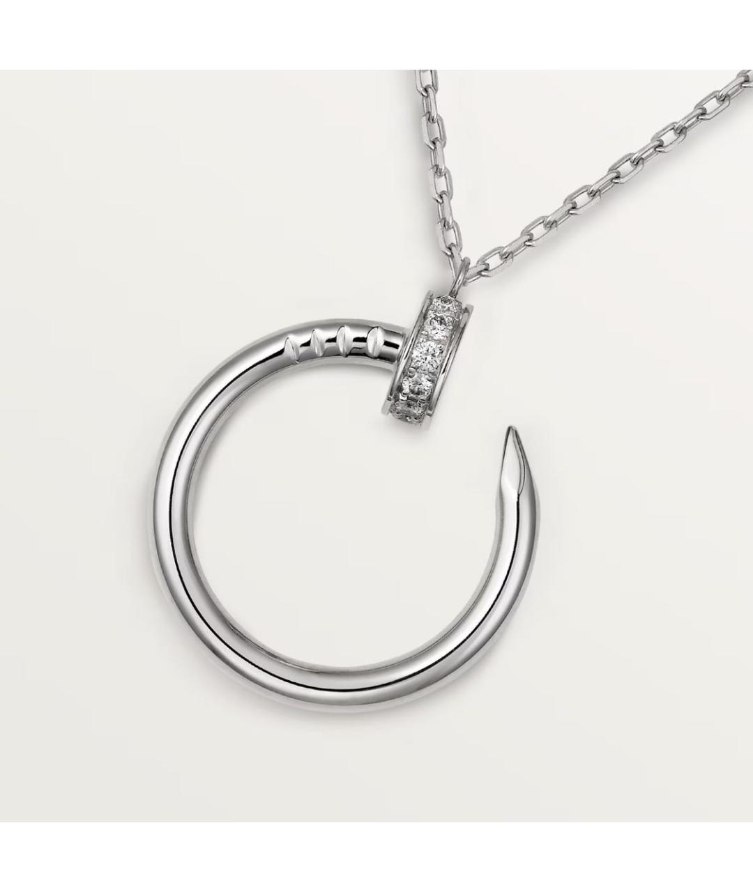 CARTIER Белая подвеска из белого золота, фото 3